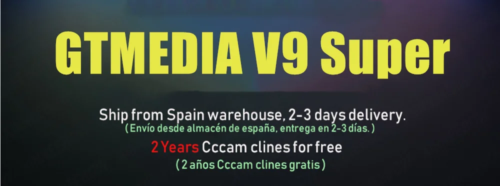 Супер Спутниковый ресивер GTmedia V9 Freesat V9 супер обновленный GTmedia V8 Nova V8 Super с CCcam Cline на 2 года Европа