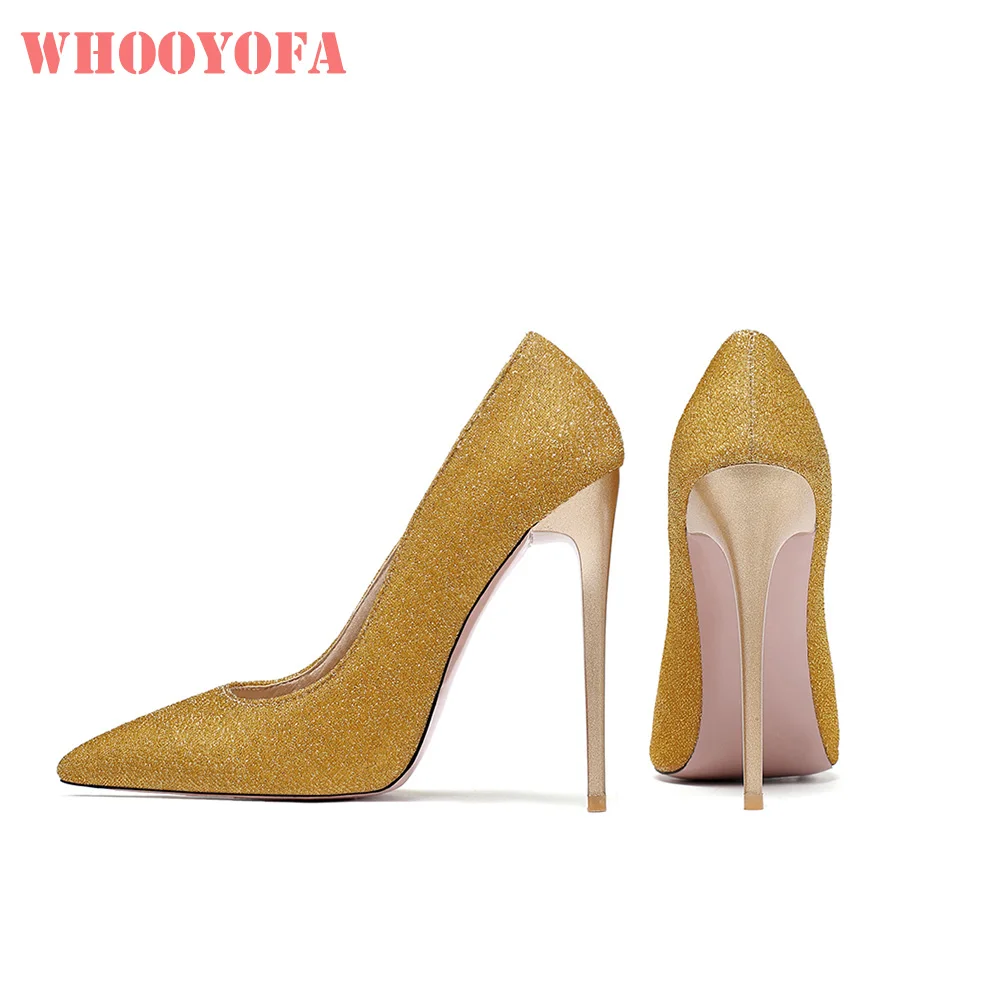 yellow and black pumps