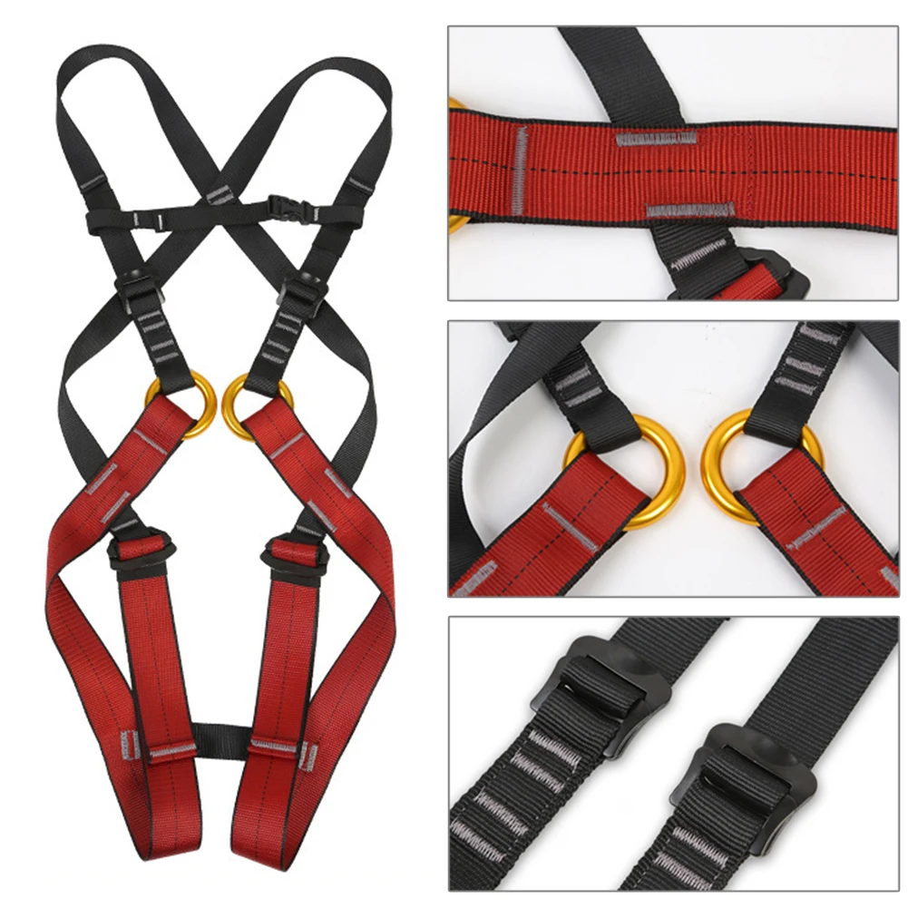 

Children Full Body Waist Support Safety Harness Belt Protector Kids Outdoor Sports Rock Climbing Fire Rescue Belt
