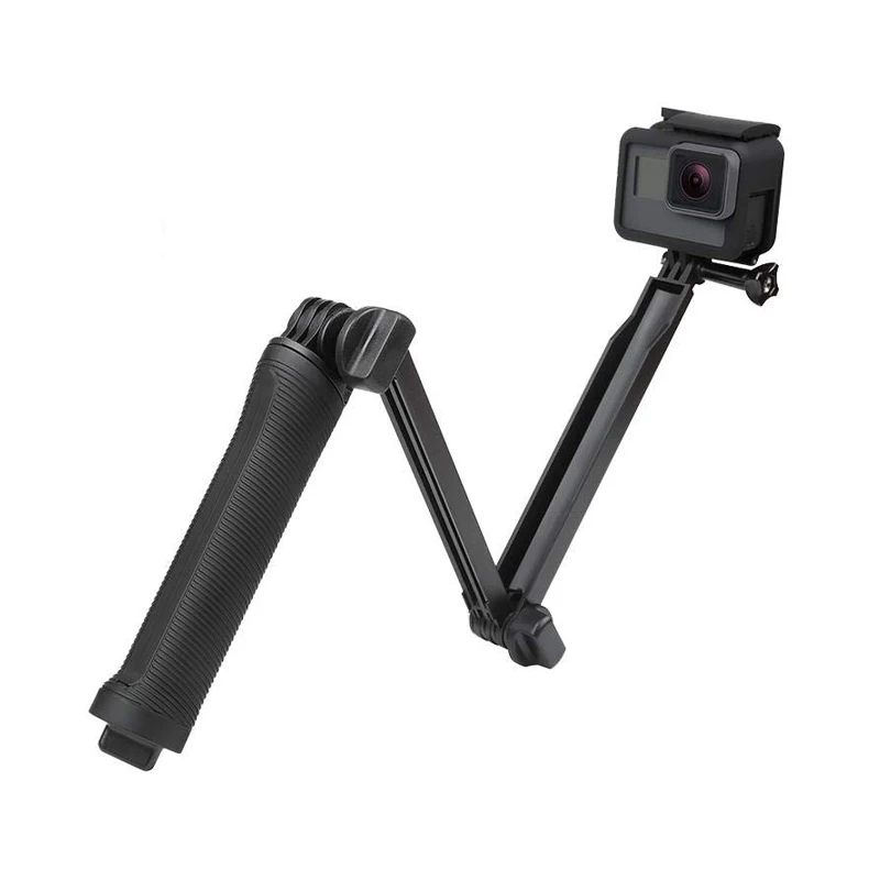 3 Way Grip Waterproof Monopod Selfie Stick Tripod Stand for GoPro Hero 7 6 5 4 Session for Yi 4K Sjcam Eken for Go Pro Accessory