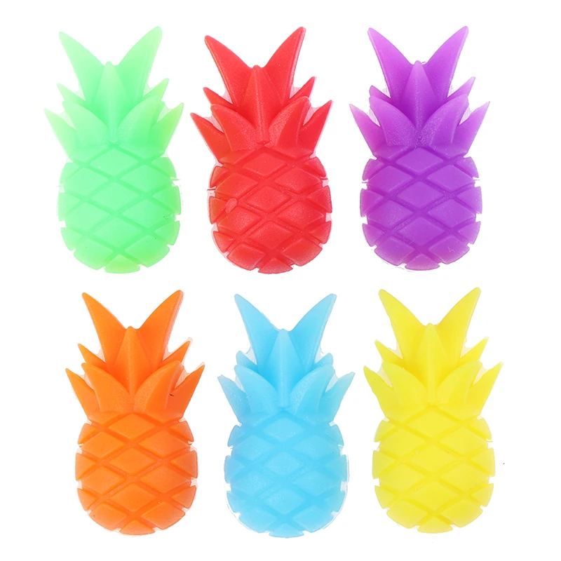 Silicone Party Wine Glass Marker Charms 6pcs Drinking Buddy Cup Identification Identifier Label Tag Sign Mark | Дом и сад