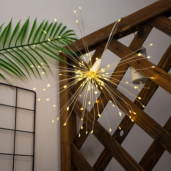 

Solar Powered LED Dandelions Style Light String Splash Proof Ground Lamp For Garden Courtyard Christmas String Lights XH
