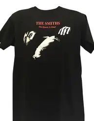 Мужская черная футболка SMITHS 'queen IS DEAD' Мужская и женская модная футболка унисекс бесплатная доставка
