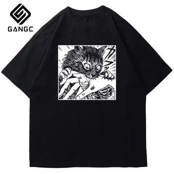 

Neo Tokyo Street Race T-shirt Short Sleeve Men Clothes Japanese Famous Anime Men Shirt Akira T Shirt Vintage