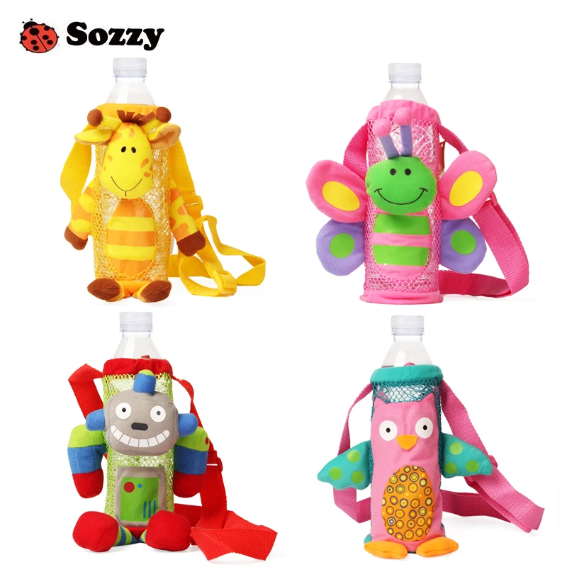 Плюшевый Рюкзак бутылка Бадди чайник сумки милый мультфильм полиэстер носить