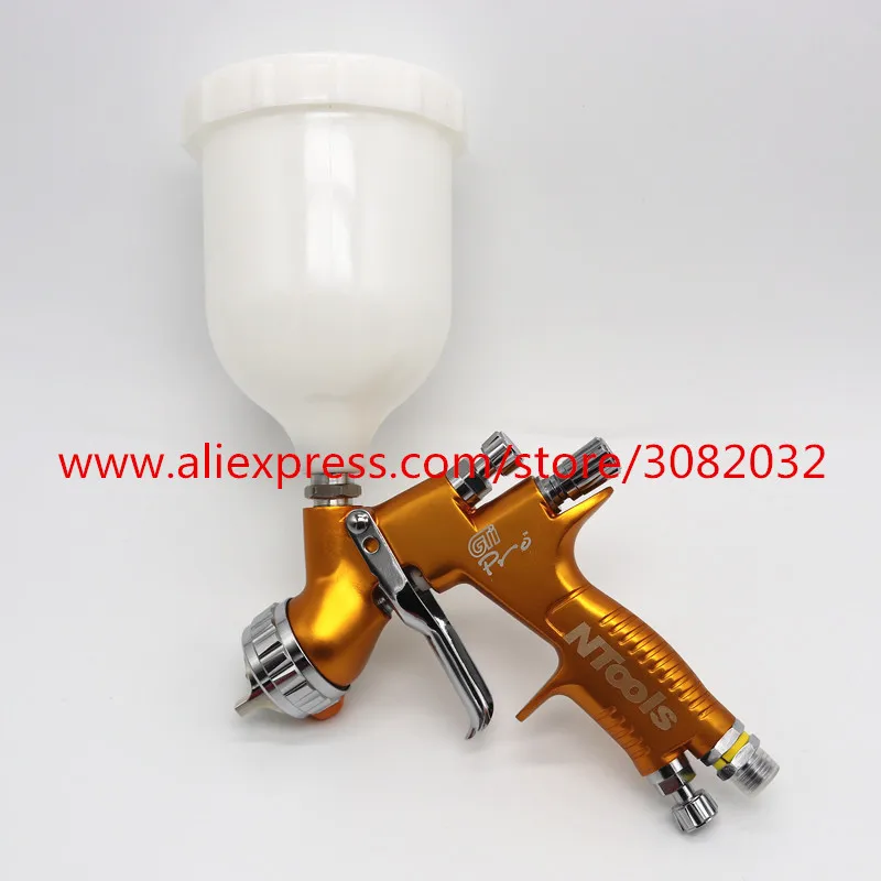 Профессиональный пистолет распылитель Gti Pro Lite Black Paint ing GUN T110/TE20 1 3/1 8 мм на водной