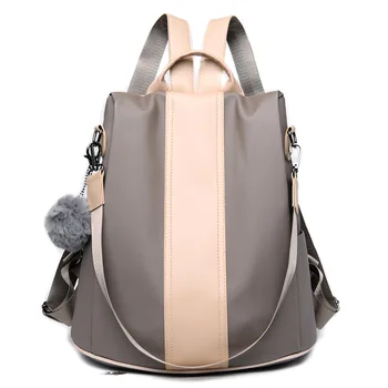 

Anti-theft backpack nylon large-capacity college bag leisure shopping travel small backpack