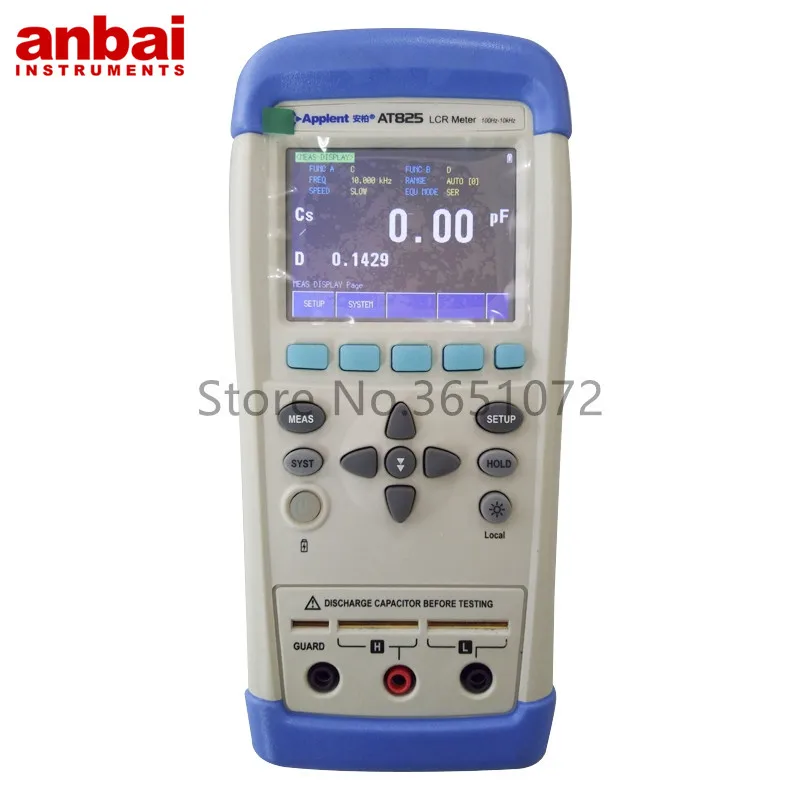 

AT825 Fast Delivery Handheld Digital LCR Meter with LCD Display RLC Meter