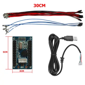 

RAC-C300 2Pin Zero Delay USB Encoder For PC Arcade Joystick Button Board Cables