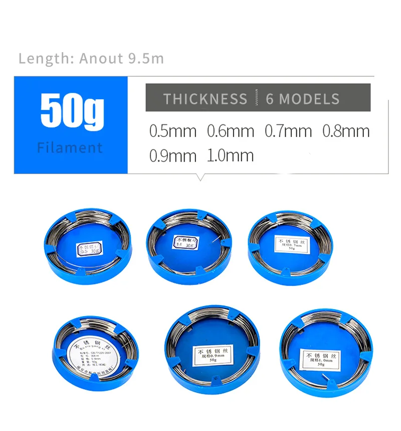 VV Dental Braces Wire 0.5/ 0.6/ 0.7/ 0.8/ 0.9/ 1.0/ 1.2 mm Stainless Steel Arch Wire for Orthodontic Teeth Surgical Instruments