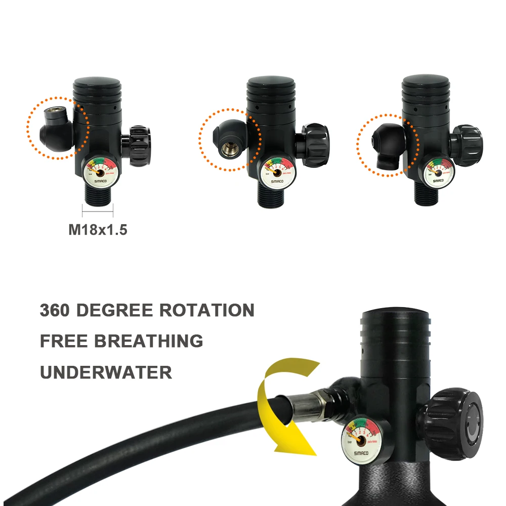 Smaco резервуар для подводного плавания оборудование мини цилиндр погружения