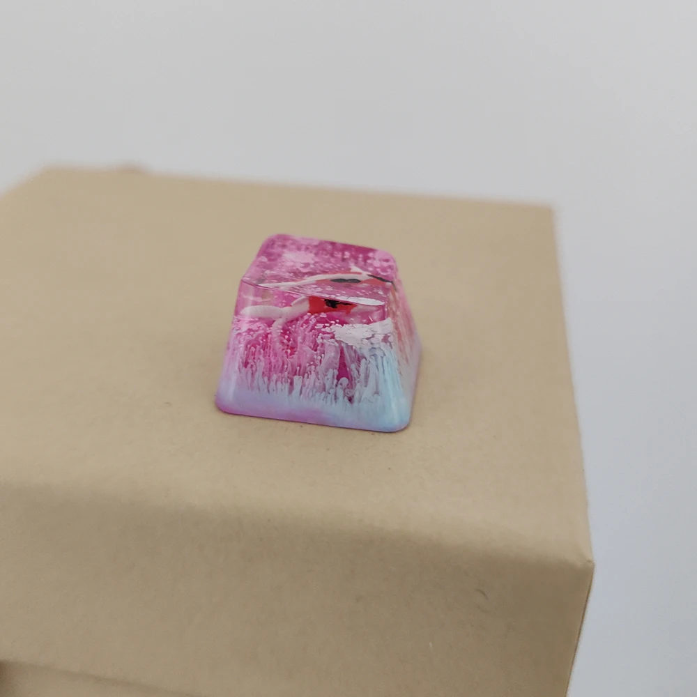 Pink koi ESC keycaps 1