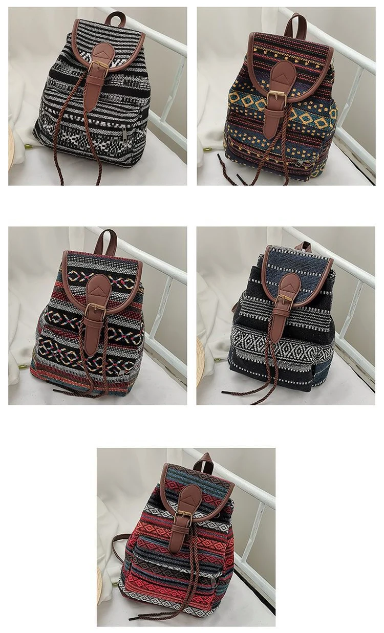 bohemian backpack bag bags women's backpacks women shoulders bag purses (14)