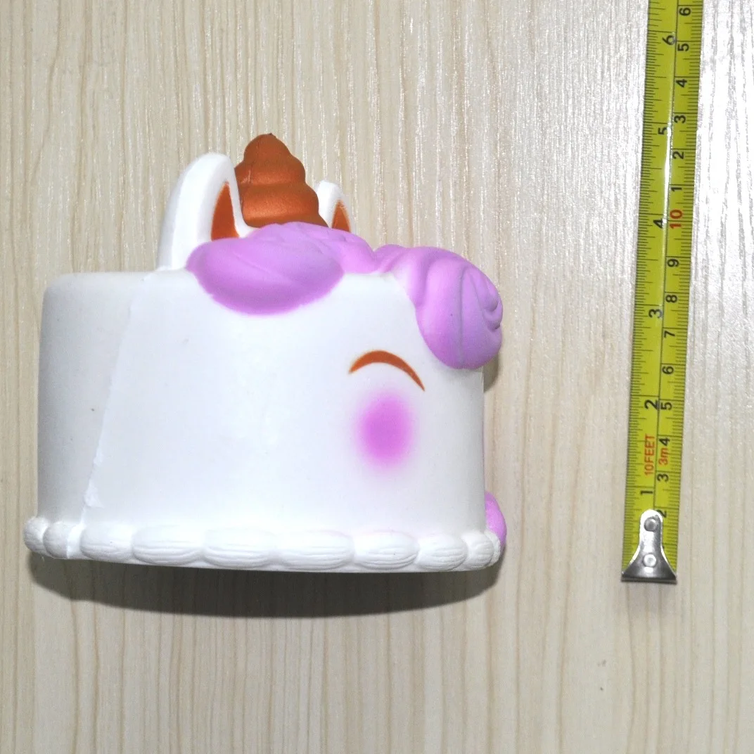 Cross Border for New Style Memory Foam Unicorn Beast Cake Model Memory Foam Rose Unicorn Cake Toy