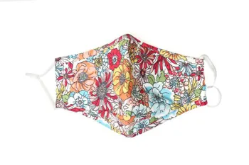 

Adult Children Fashion Face Mask Flower Print Cotton Anti-haze Masks Soft Mouth Mask Dustproof Sunscreen Breathable Respirator