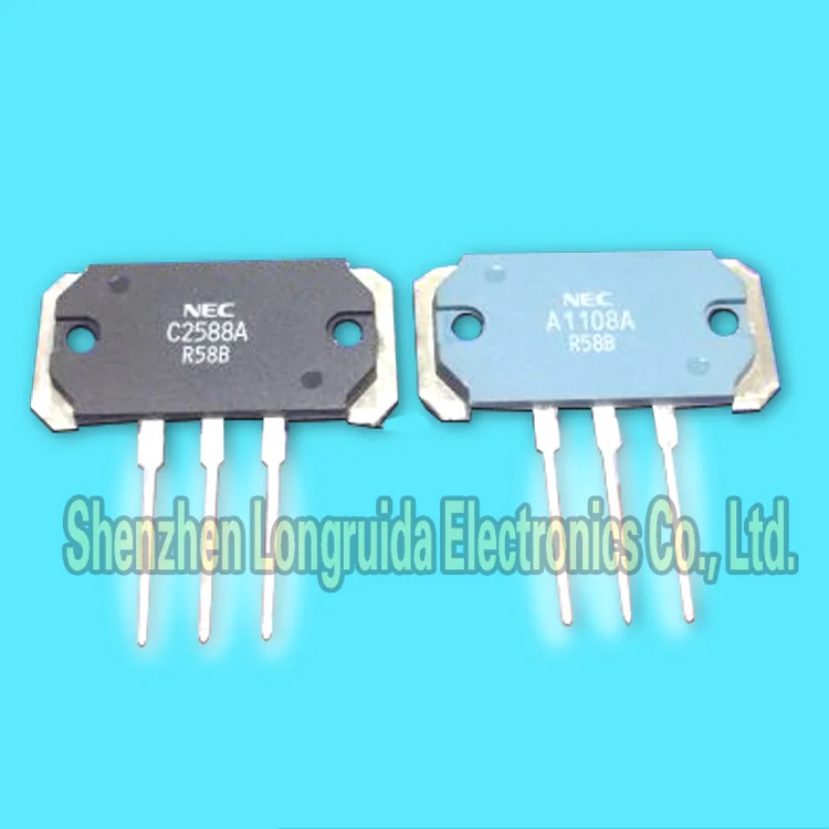 2 шт.(1 пара) 1 шт. A1108A 1 шт. C2588A MT-200 2SA1108A 2SC2588A
