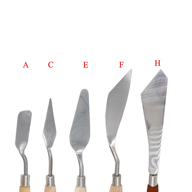 Palette Oil Mix Pigment Student Art Draw Paint Tool Texture Artist Scrape Scraper Knife Spatula Drawer watercolor Painter oil painting knife oil painting scrapers