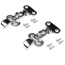 2Pcs Marine Boat Deck Lock Hasp 316 Stainless Steel Lockable Hold Down Clamp Anti-Rattle Latch Fastener Boat Yacht Accessory wit(China)