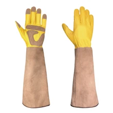 Gants de jardin longs unisexe, Protection contre les épines, taille de roses, longs avant bras, JA55