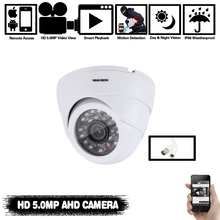 Cheap NININVISION AHD Dome Camera 3.6mm Wide Angle White CCTV Security AHD-5mp Camera HD 5MP Night Vision Indoor Camera IR Cut Filter Cheap NININVISION AHD Dome Camera 3.6mm Wide Angle White CCTV Security AHD-5mp Camera HD 5MP Night Vision Indoor Camera IR Cut Filter