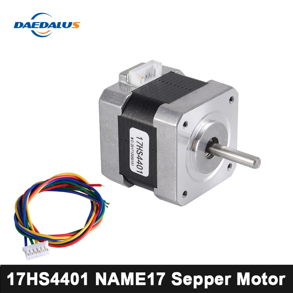 3 шт. Nema17 17HS4401 шаговый двигатель Гибридный Nema17 шаговый двигатель 2 фазы двигатель 1.7A для ЧПУ 3d принтер фрезерные инструменты