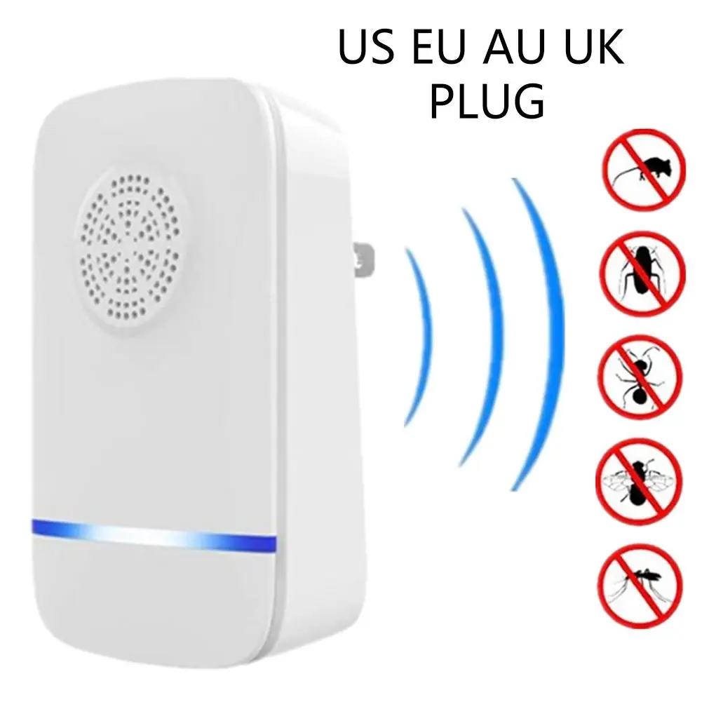 Electronic Ultrasonic Anti Mosquito Insect Repeller Cockroach Mouse Pest Reject | Дом и сад