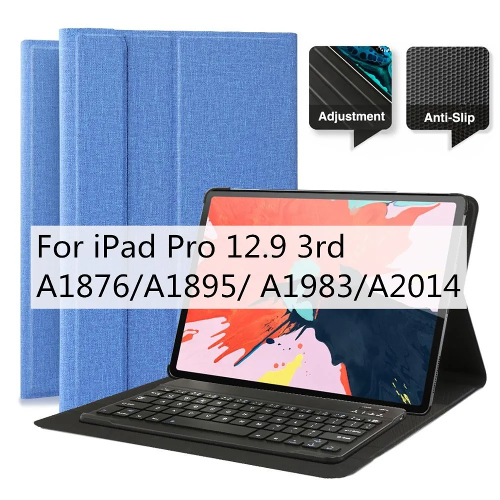 For iPad Pro 12.9 Умный чехол-клавиатура для iPad Pro 12," 3-го поколения для iPad Pro 11 дюймов Bluetooth чехол-клавиатура - Цвет: For iPad Pro 12.9