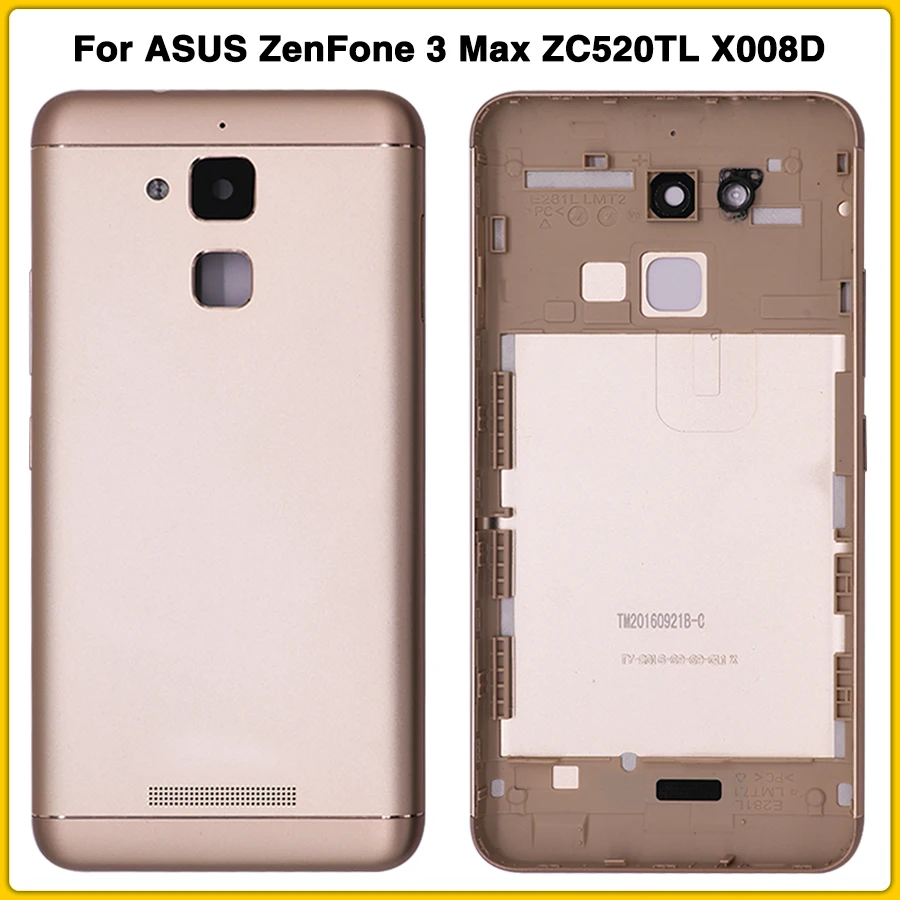 Новый ZC520TL задний Чехол для ASUS ZenFone 3 Max X008D задняя крышка батарейного отсека