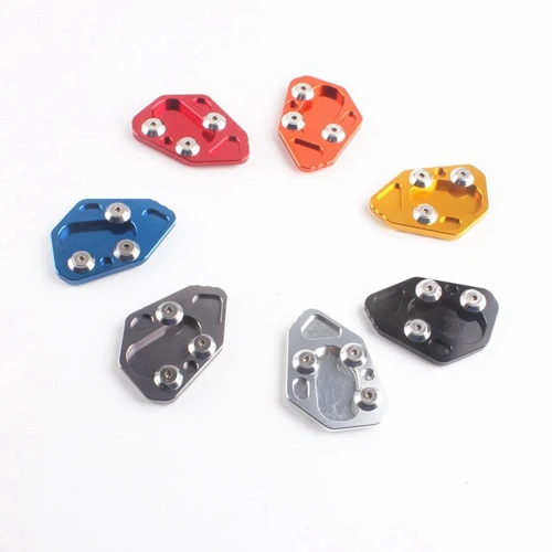 CNC Kickstand Foot Side Stand Extension Pad Support Plate For BMW F800R HP2 R1200S All Years Aluminum Motorcycle Spare Part (1)