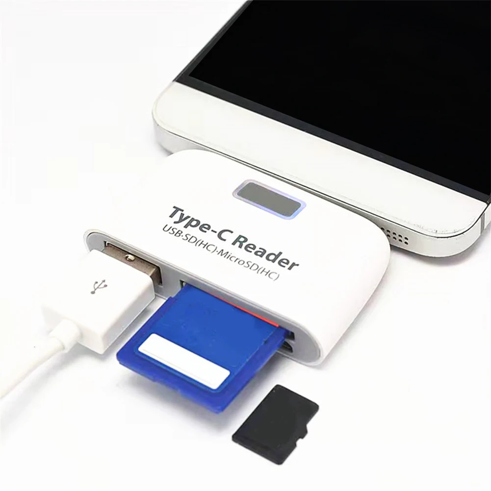 Usb 3,1 C Тип Usb 2,0 концентратор Sd/Tf кард-ридер многофункциональный адаптер портативный кард-ридер с функцией Otg быстрая передача данных