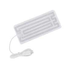 1 пара, 5 В, 7*18 см, USB нагревательный элемент, пленочный нагреватель, стельки для зимних видов спорта на открытом воздухе, теплые стельки для мужчин и женщин