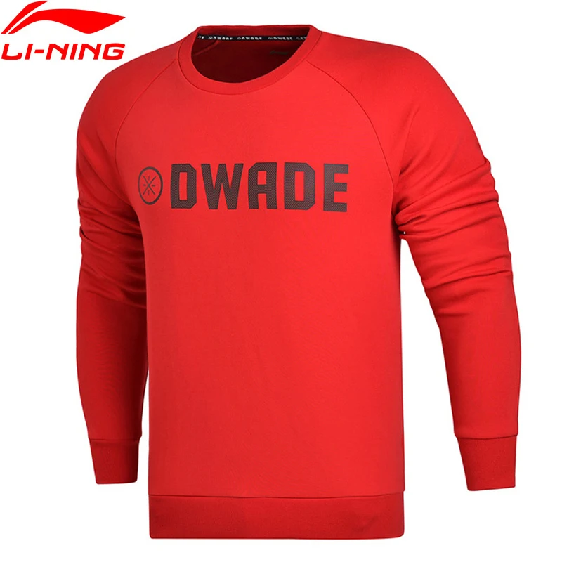 (Распродажа) Li-Ning мужская кофта WADE обычная посадка 66% хлопок 34% полиэстер