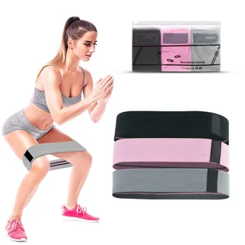 

Fabric Resistance Bands for Legs and Butt Non Slip Loop Exercise Bands, Booty Workout Bands for Squat, Glute, Hip