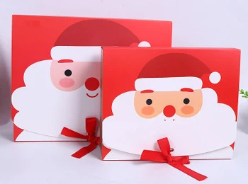 

24.5*20*7cm Red Envelope shape gift paper Box with ribbon.Christmas candy gift Packaging box,Christmas Party Favor boxes 50pcs