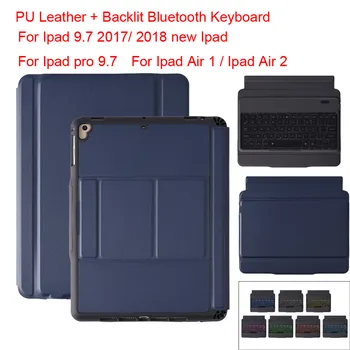 

Tablet Case Tablet Case Wireless Bluetooth Keyboard with Backlit Protection Keyboard Tablet Case for iPad Air 1/2 / Pro 9.7