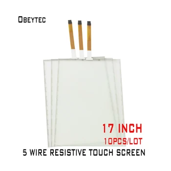 

TS170A5B04 17 inch 5 wires resistive touch screen, AA 337*269mm, OA 358.5*296.5, 10PCS panel only