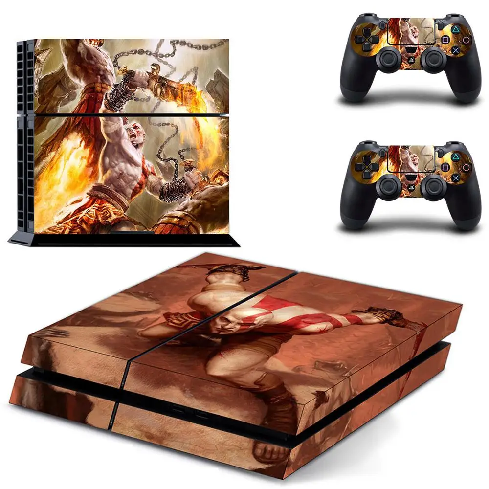 GCTM0077 God of War PS4 Stickers Play station 4 Skin Sticker Decals For DualShock 4 PlayStation 4 PS4 Console and Controller Skins Vinyl - Color: GCTM0077