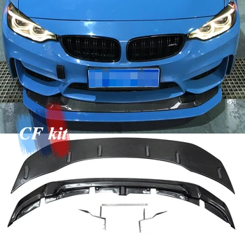 

GTS Style Carbon Fiber Front Lip Spoiler For BMW M3 M4 F80 F82 F83 Bumper 2013 UP