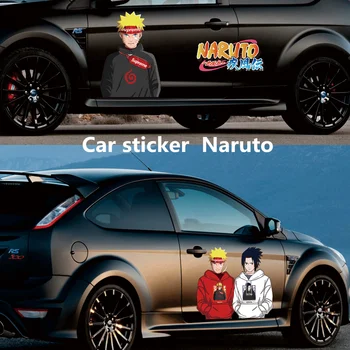 

Car sticker Anime Naruto Akatsuki Cosplay body car door cover scratches Japanese cartoon decorative stickers