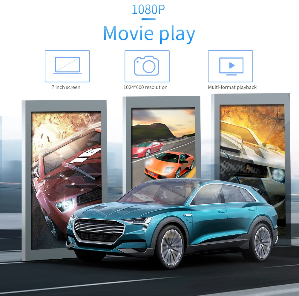 2 Din автомагнитола " HD сенсорный экран Mirrorlink Авто Bluetooth стерео Мультимедийный плеер камера заднего вида магнитофон