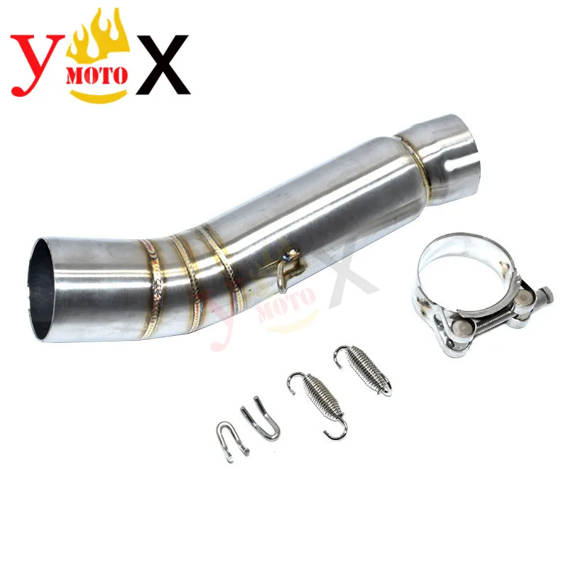 

Slip On Middle Exhaust Pipe Mid Link Connector Tube Convertor Muffler For Honda CBR500R CB500X CBR400R CB400X CB500F 2013-2015