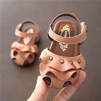 

2019 Summer New Rivet Girl Princess Shoes Baby Girls Sandals Children's Flats Princess Dress Shoes Kids Girls Shoes
