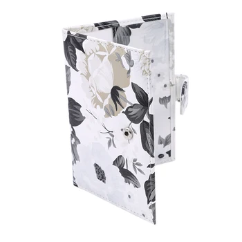 

Flower Printing Elegant Women Passport Cover Bags Travel Women Credit Card Holder Wallet Tickets Case Organizer Bag