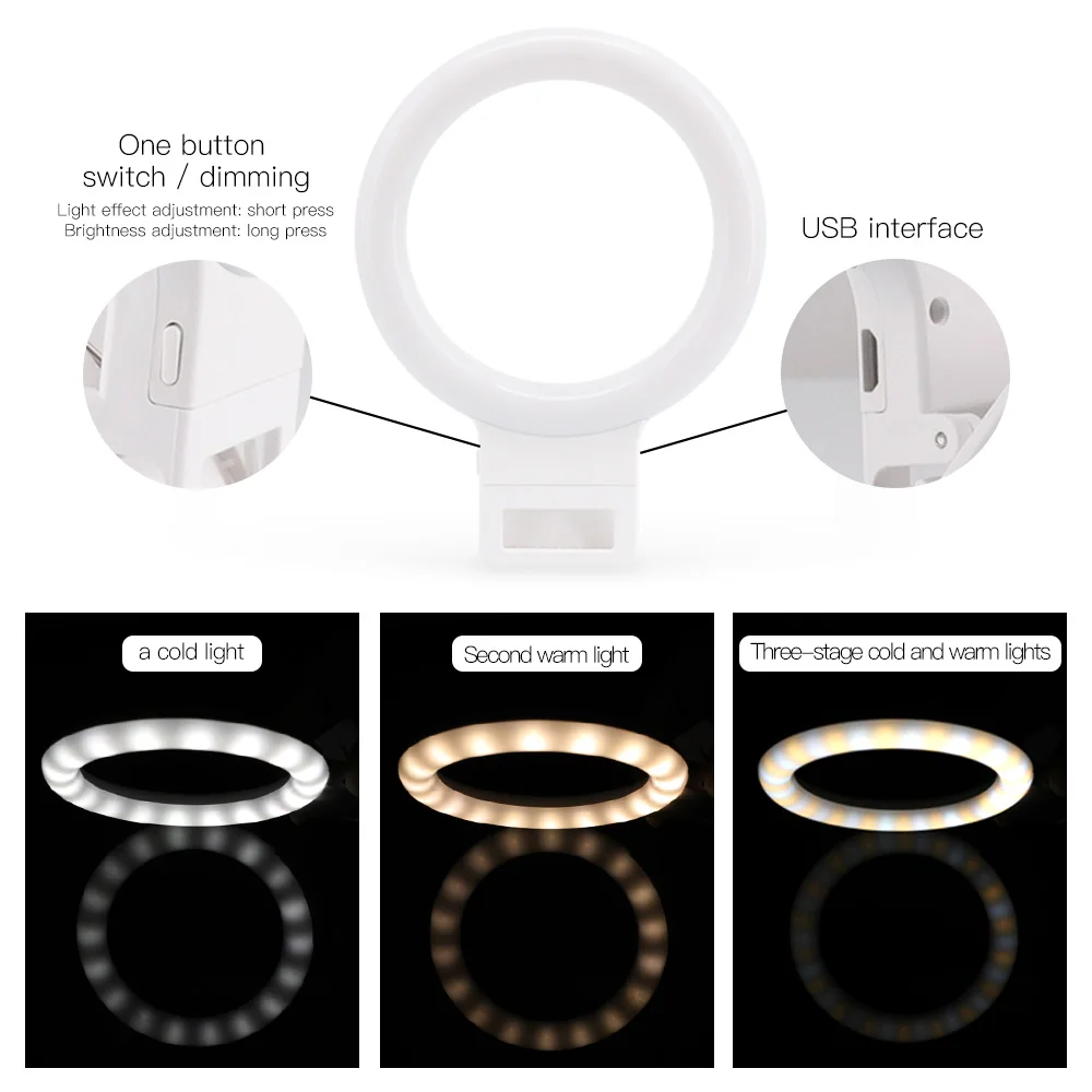 Fill Light for Osmo Pocket There Are Three Light Mode Options Built-in Rechargeable Battery Fill Light In Low Light