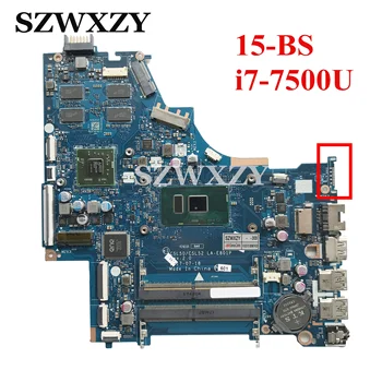

For HP 15-BS Laptop Motherboard 924759-601 924759-001 CSL50/CSL52 LA-E801P i7-7500U CPU R7 M340/4G GPU DDR4