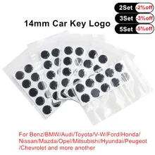 

2/5/10/20pcs Car Key Crystal Logo Sticker 14MM for KEYDIY KD/XHORSE VVDI Remote Control Key Logo stickers