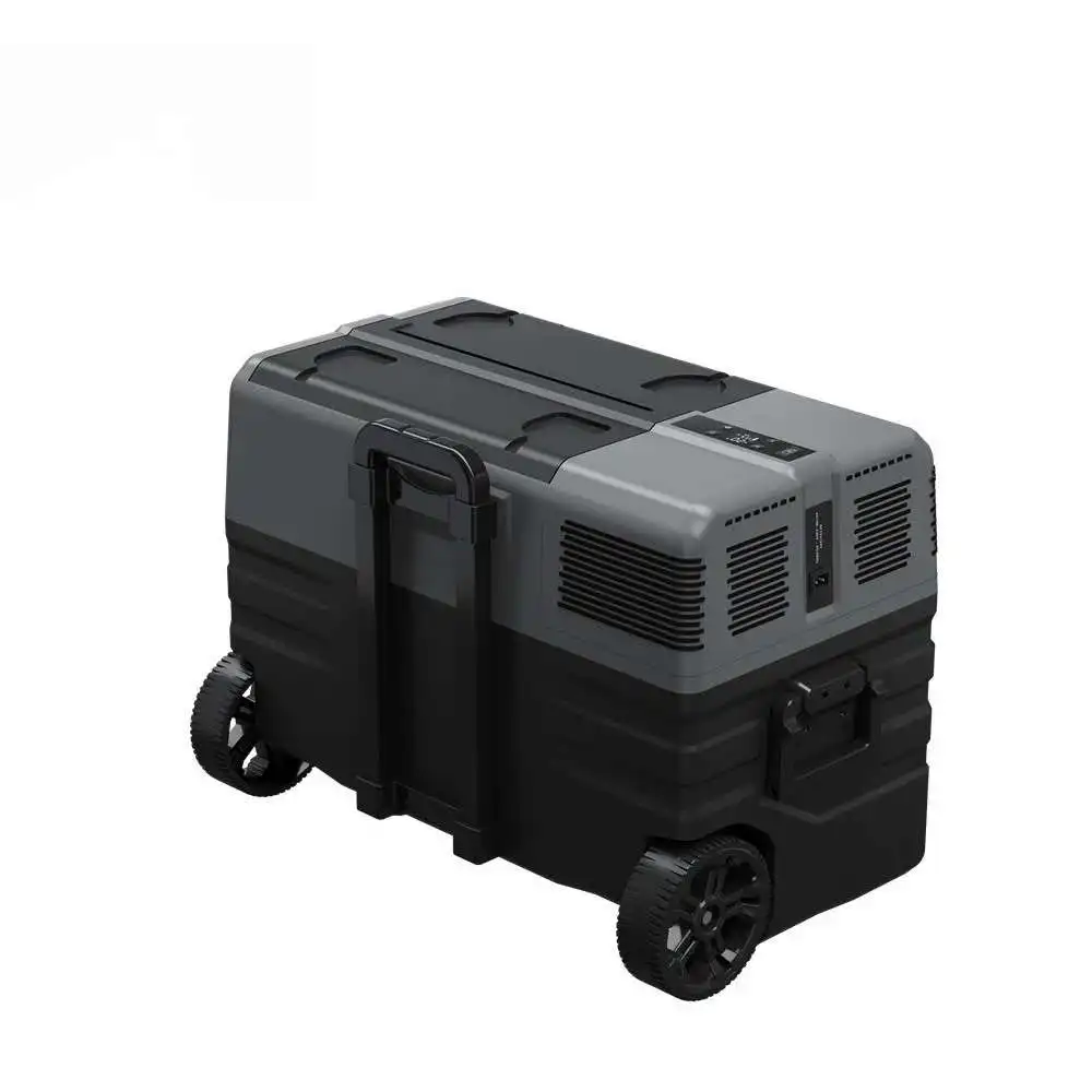 12V/24V AC 110/220V 42L 52L 62L портативный компрессор холодильник с морозильной камерой