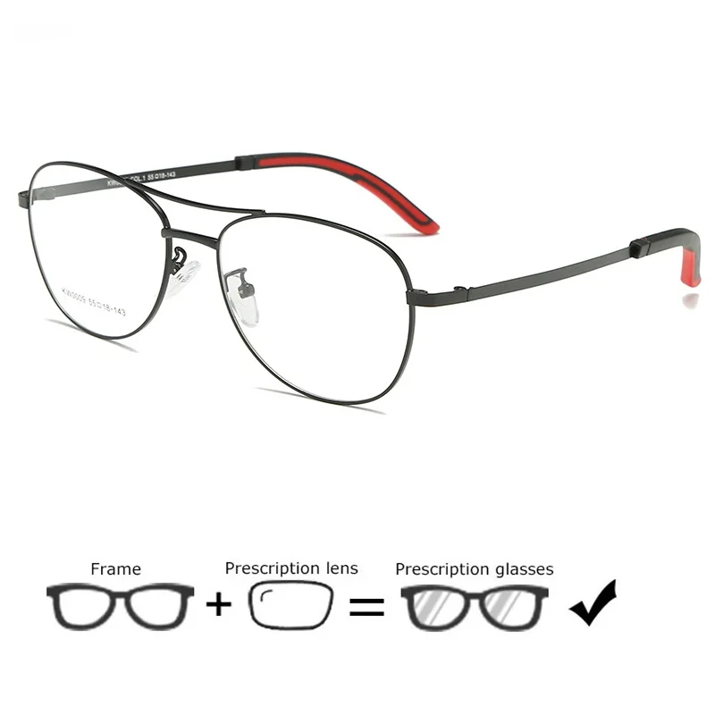 Оправа для очков Vazrobe мужчин и женщин мужские очки авиации унисекс рецептурные