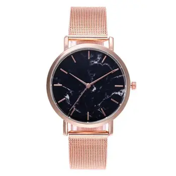 

HobbyLane Fashion Personality Alloy Strap Band Ladies Watches Marbling Stick Gormment Scale Quartz Wristwatch
