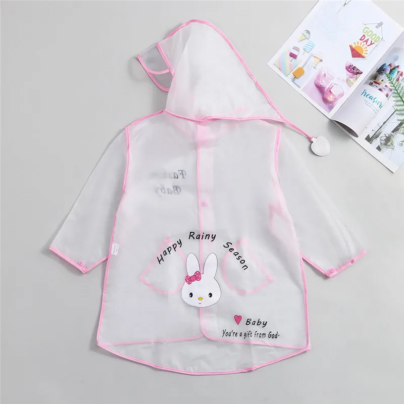 Children's waterproof raincoat Boys Girls Kids Hooded Raincoat Waterproof Jackets Toddler Baby Cartoon Tops #4S18 (13)